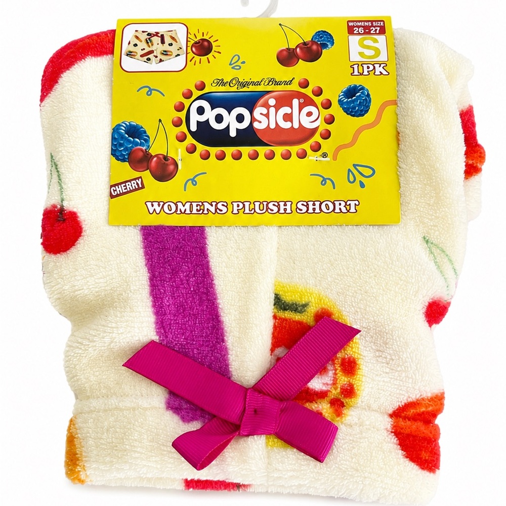 Popsicle Plush Lounge Shorts Pajama Sleep Shorts Women’s Size Small NWT